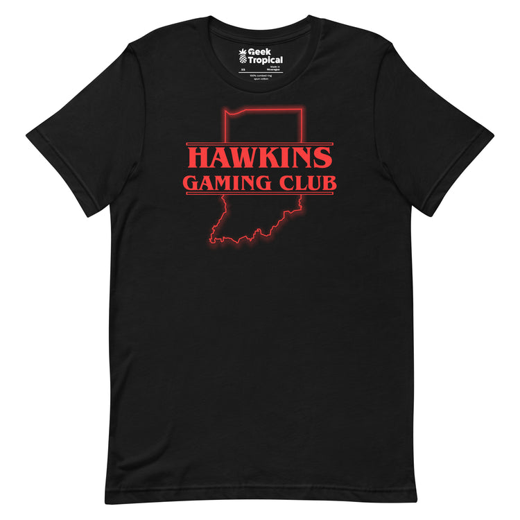 Hawkins Gaming Club T-Shirt Geek Nerd Advertise to Meta dnd & rpg print Fantasy Prints