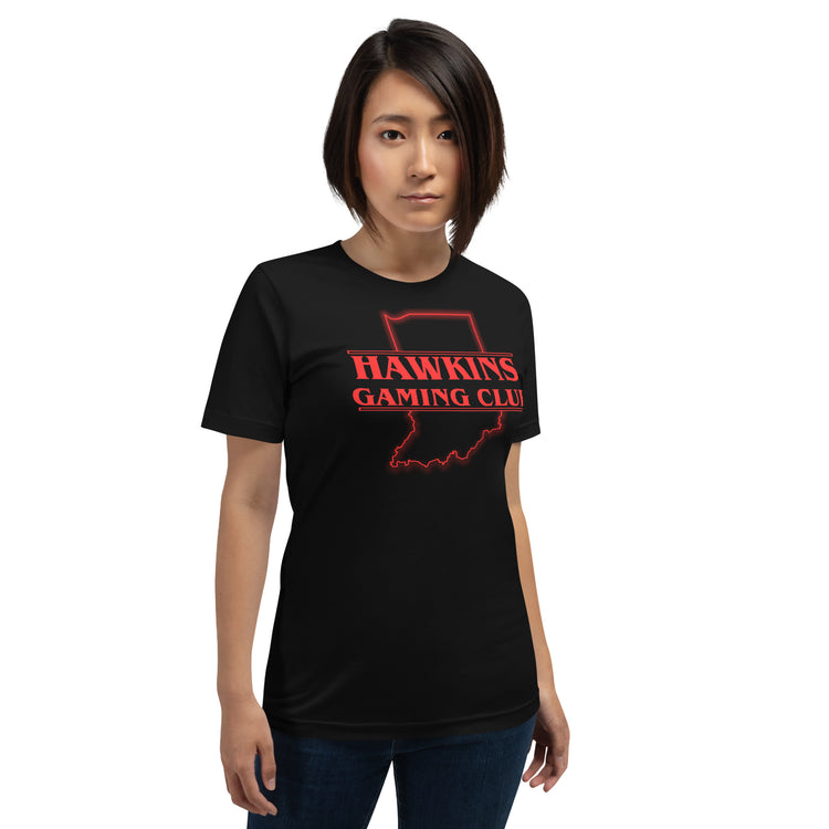 Hawkins Gaming Club T-Shirt Geek Nerd Advertise to Meta dnd & rpg print Fantasy Prints