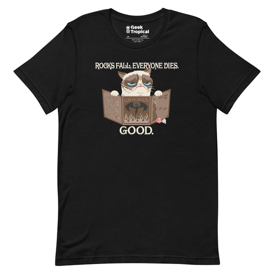 Grumpy Cat GM T-Shirt Geek Nerd Advertise to Meta Animal Patterns dnd & rpg print