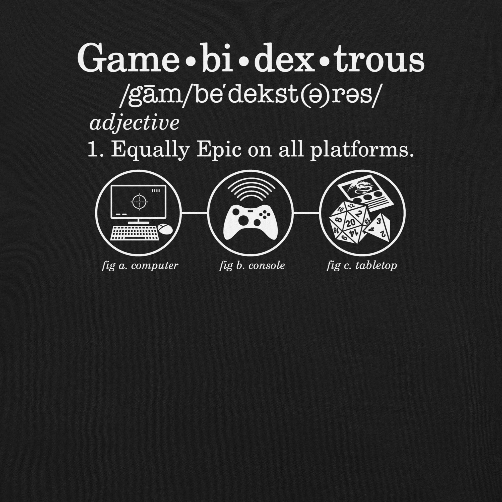 Gamebidextrous T-Shirt 2