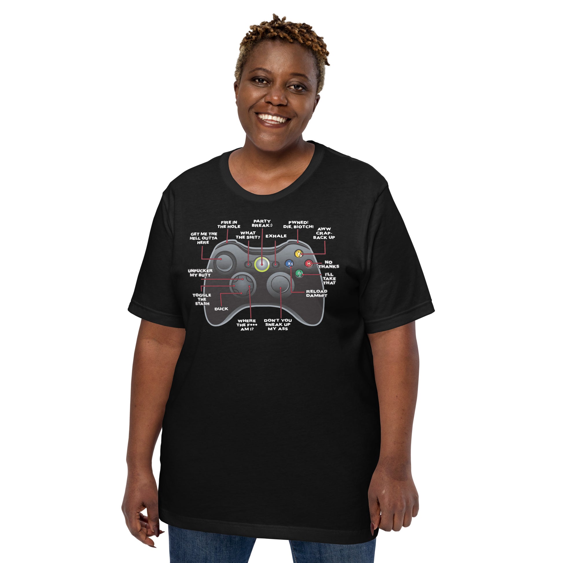 Game Controller How to Play T-Shirt 5
