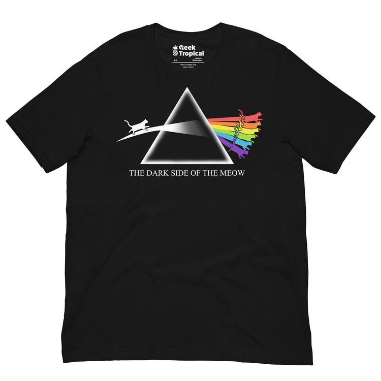 Dark Side of the Meow T-Shirt Geek Nerd Advertise to Meta Animal Patterns FLOW DESC WRITING