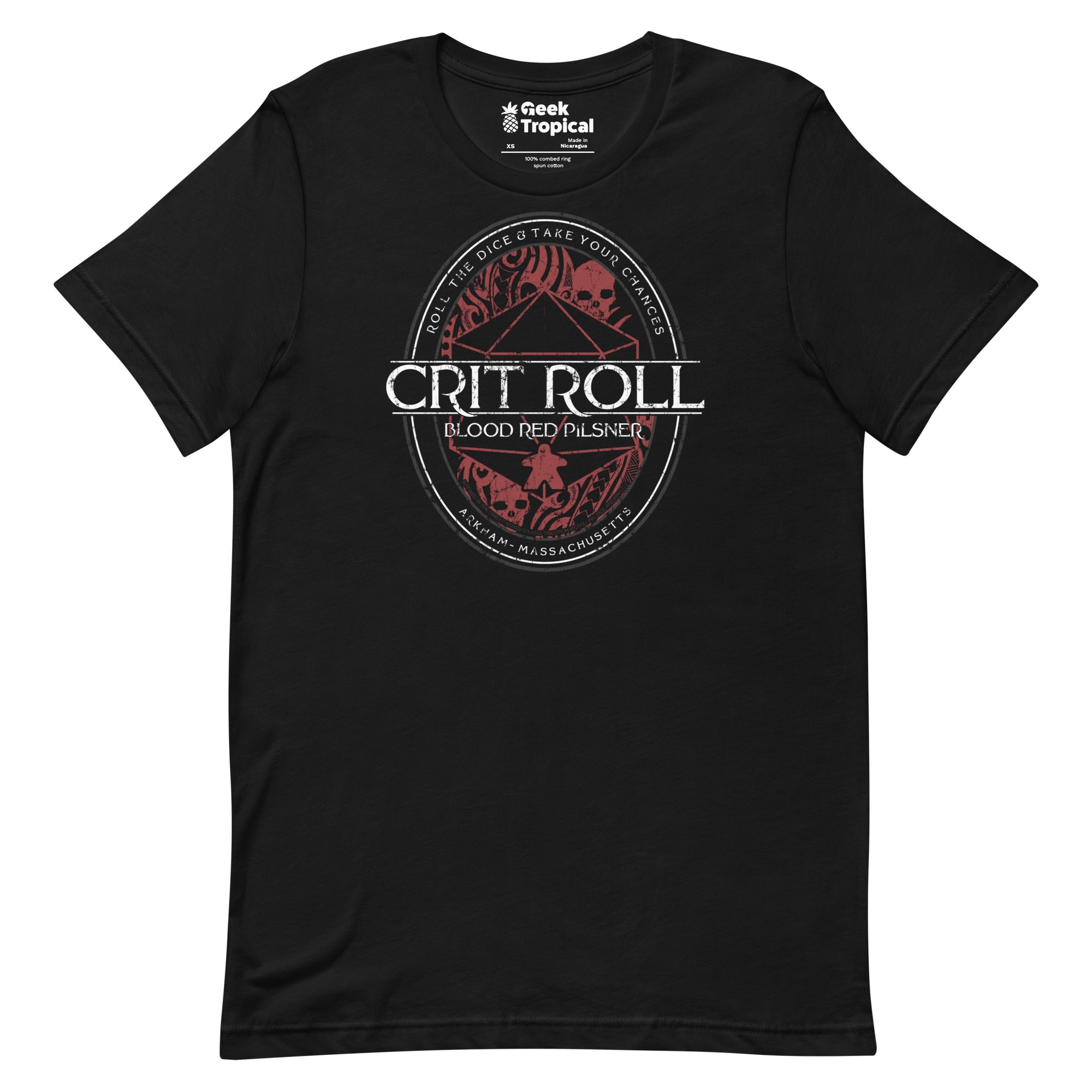 Arkham RPG Crit Roll T-Shirt Geek Nerd Advertise to Meta dnd & rpg print Fantasy Prints