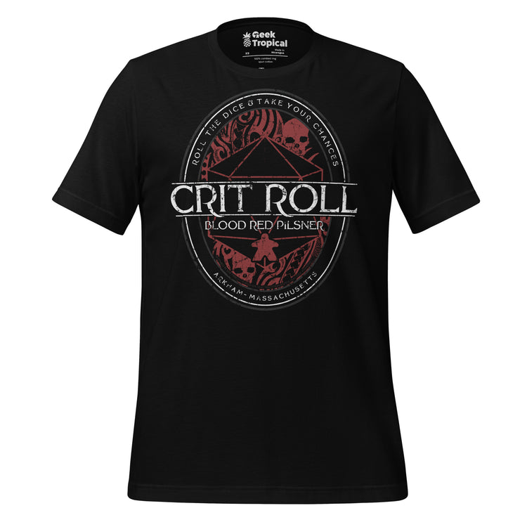 Arkham RPG Crit Roll T-Shirt Geek Nerd Advertise to Meta dnd & rpg print Fantasy Prints