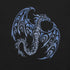 Blue Tribal Dragon T-Shirt 2