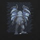 Blue Cthulhu T-Shirt Geek Nerd Advertise to Meta Fantasy Prints FLOW DESC WRITING