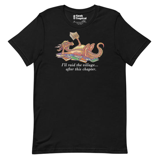 Another Chapter Dragon T-Shirt Geek Nerd Advertise to Meta Book Prints Fantasy Prints