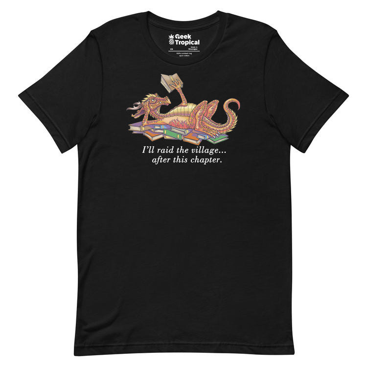 Another Chapter Dragon T-Shirt Geek Nerd Advertise to Meta Book Prints Fantasy Prints
