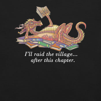 Another Chapter Dragon T-Shirt Geek Nerd Advertise to Meta Book Prints Fantasy Prints