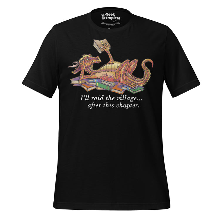 Another Chapter Dragon T-Shirt Geek Nerd Advertise to Meta Book Prints Fantasy Prints