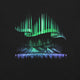 Aurora Borealis Song T-Shirt Geek Nerd Advertise to Meta Design by Tobe Fonseca FLOW DESC WRITING