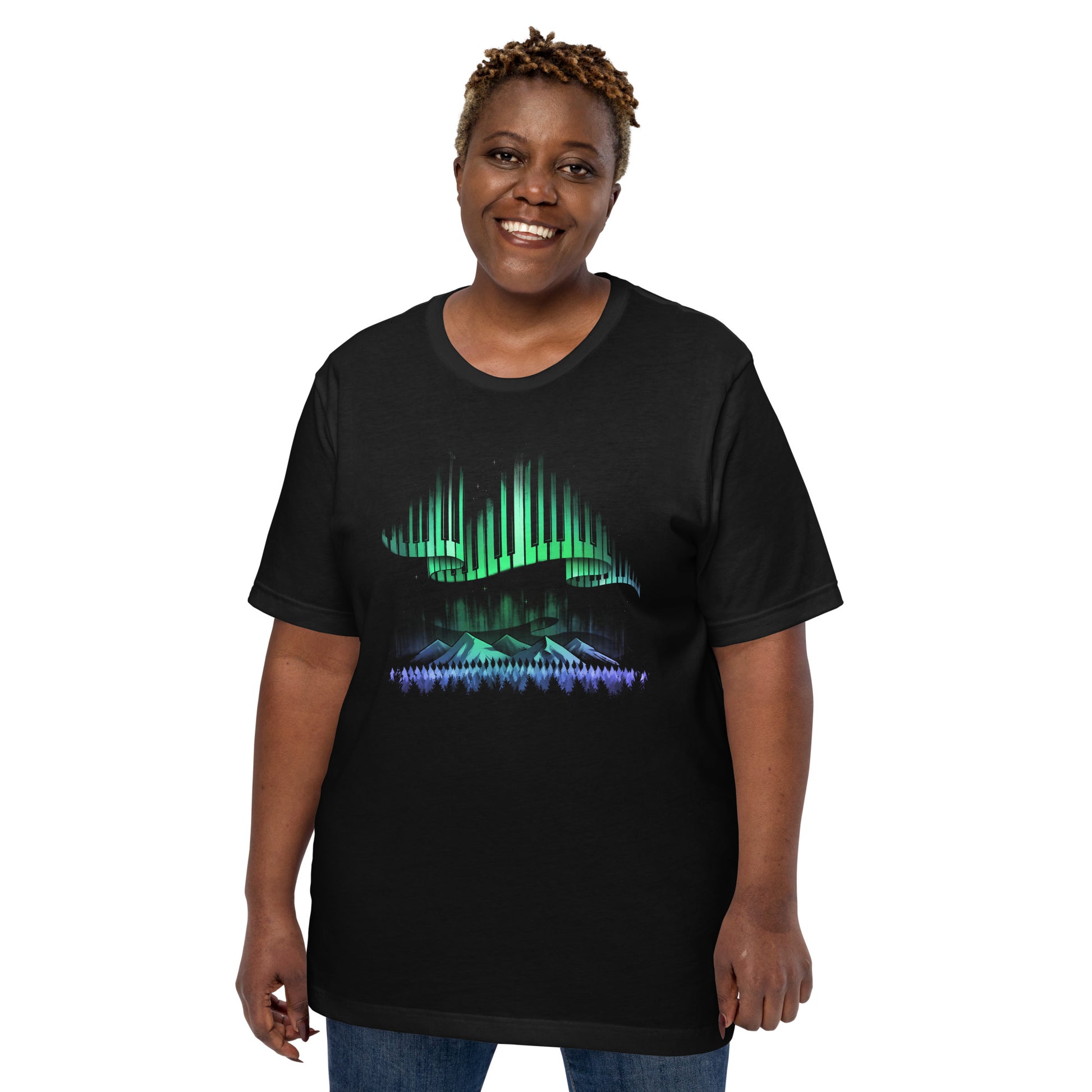 Aurora Borealis Song T-Shirt 6