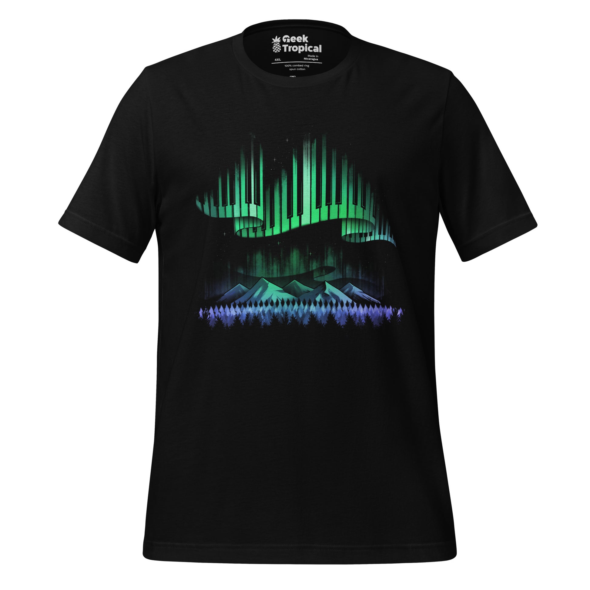 Aurora Borealis Song T-Shirt 4