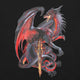 Dragonblade Widowblade T-Shirt Geek Nerd Advertise to Meta Design by Ruth Thompson dnd & rpg print