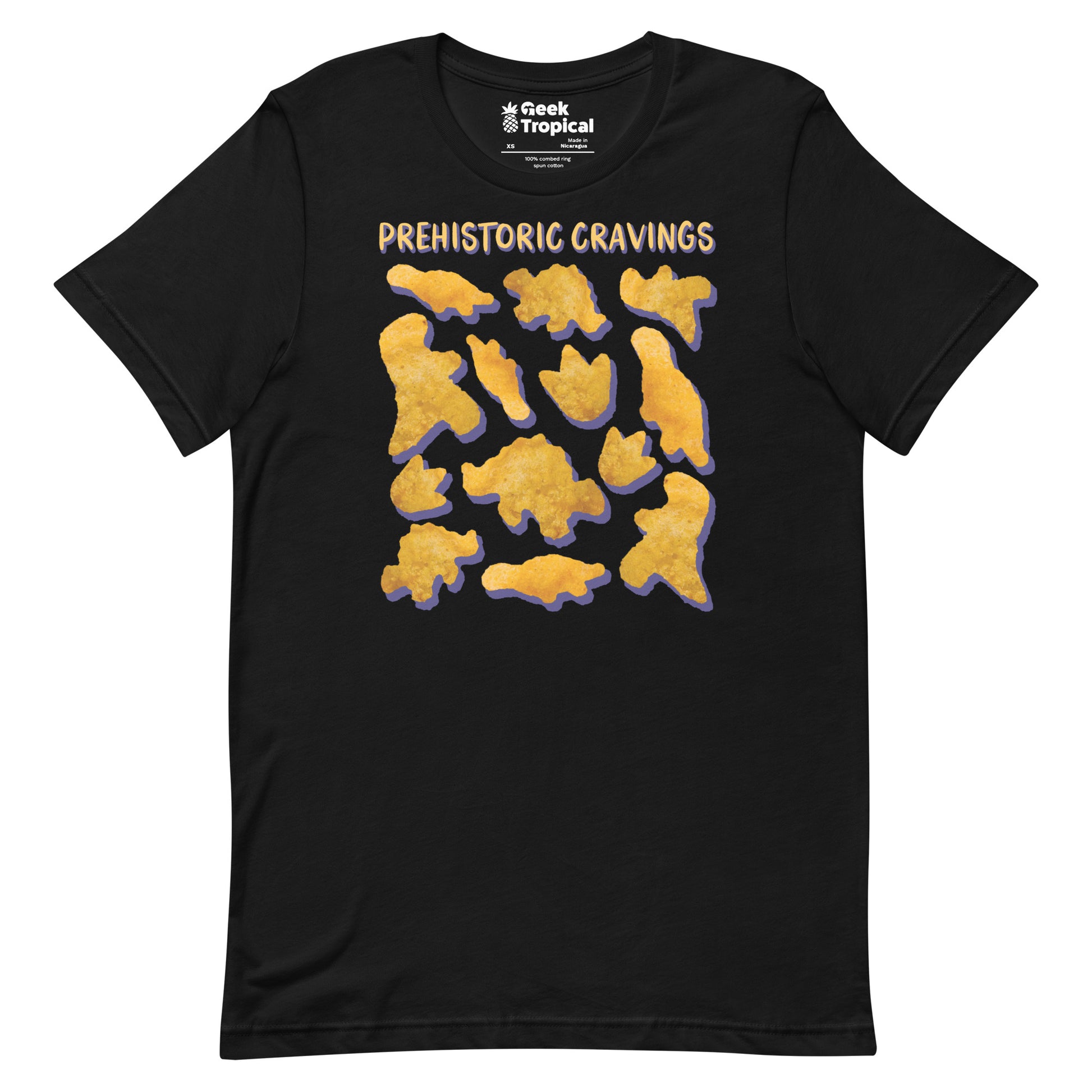 Prehistoric Cravings Dinosaur Chicken Nuggets T-Shirt 1