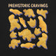 Prehistoric Cravings Dinosaur Chicken Nuggets T-Shirt Geek Nerd Advertise to Meta Design by Random Galaxy dinosaur print