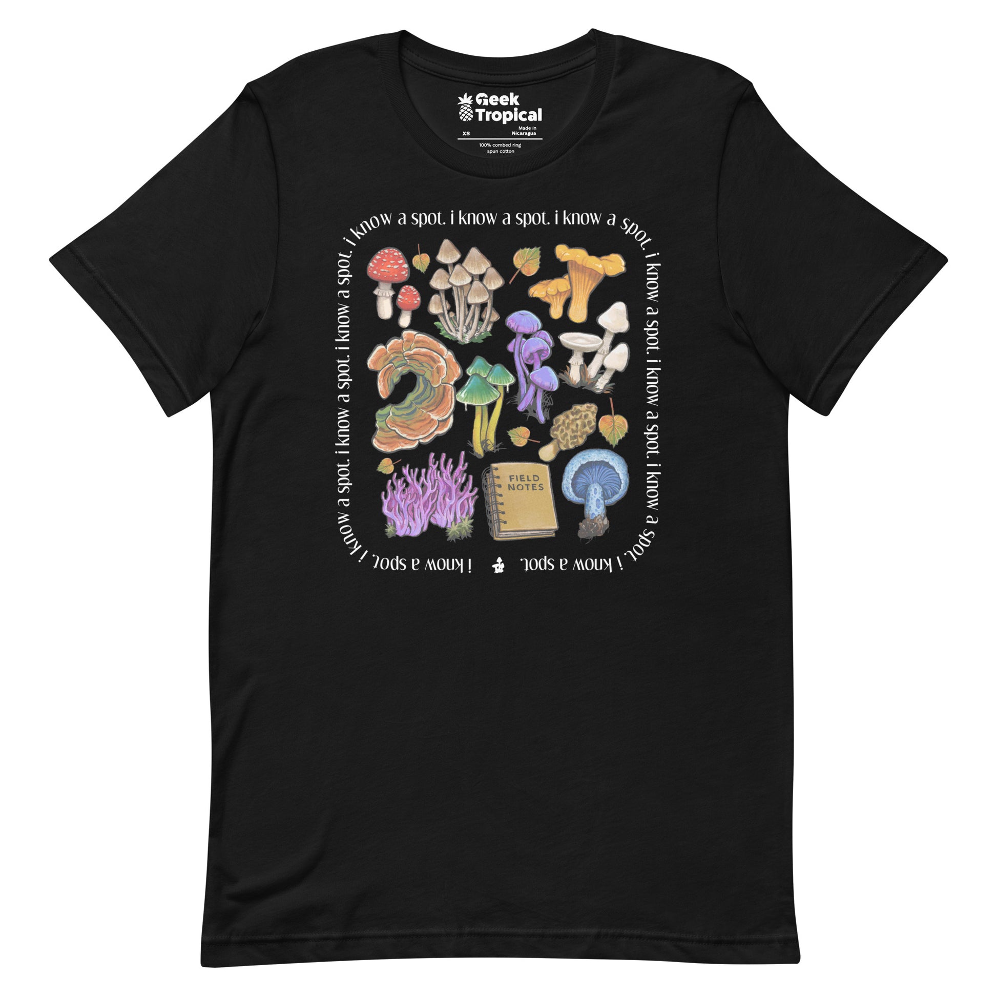 I Know A Spot Mushrooms T-Shirt 1
