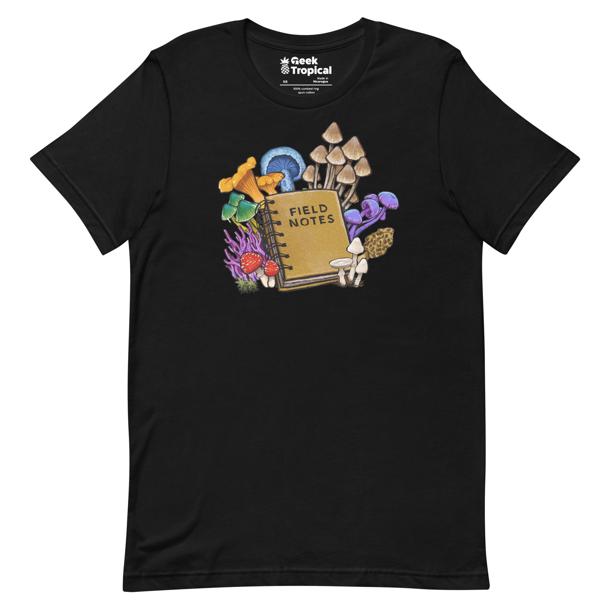Mushroom Field Notes T-Shirt 1