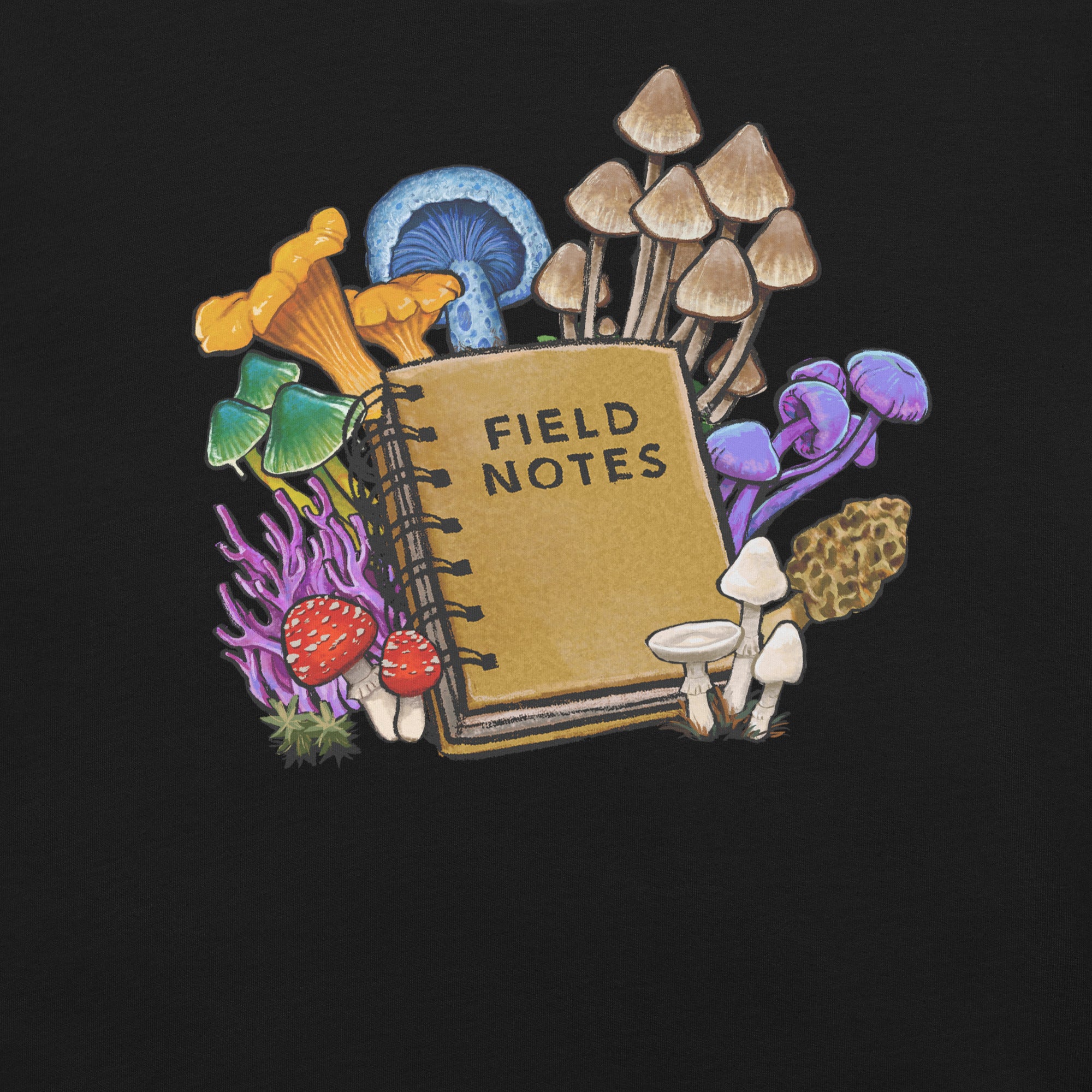 Mushroom Field Notes T-Shirt 2