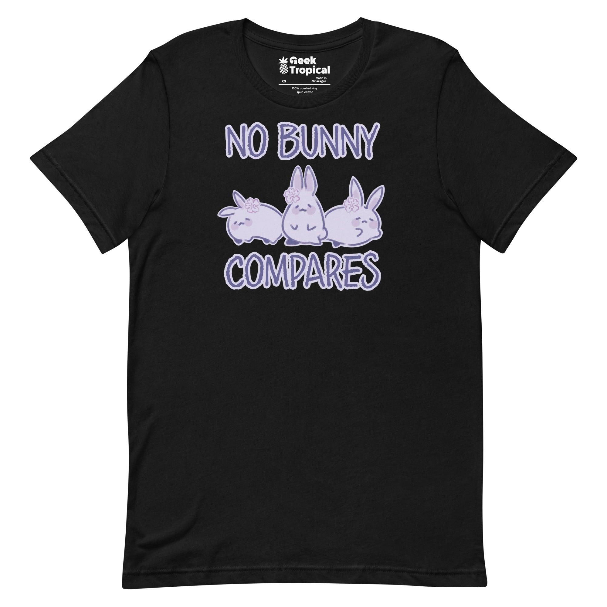 No Bunny Compares T-Shirt Geek Nerd Advertise to Meta Animal Patterns Design by Ardi Tong