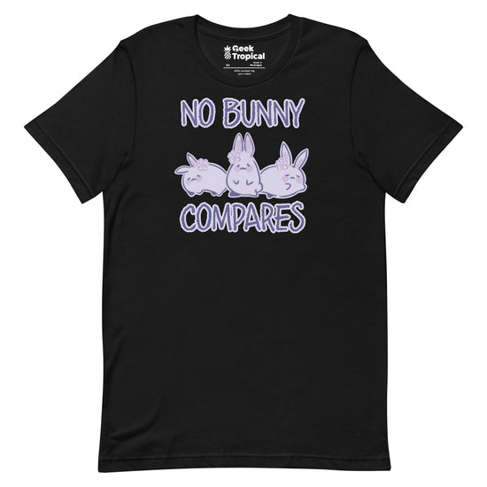 No Bunny Compares T-Shirt Geek Nerd Advertise to Meta Animal Patterns Design by Ardi Tong