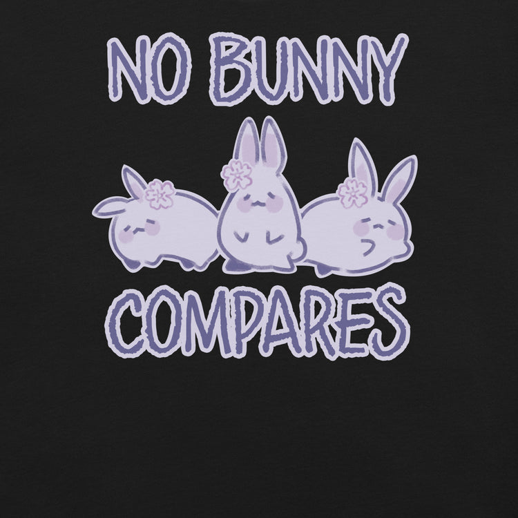 No Bunny Compares T-Shirt Geek Nerd Advertise to Meta Animal Patterns Design by Ardi Tong