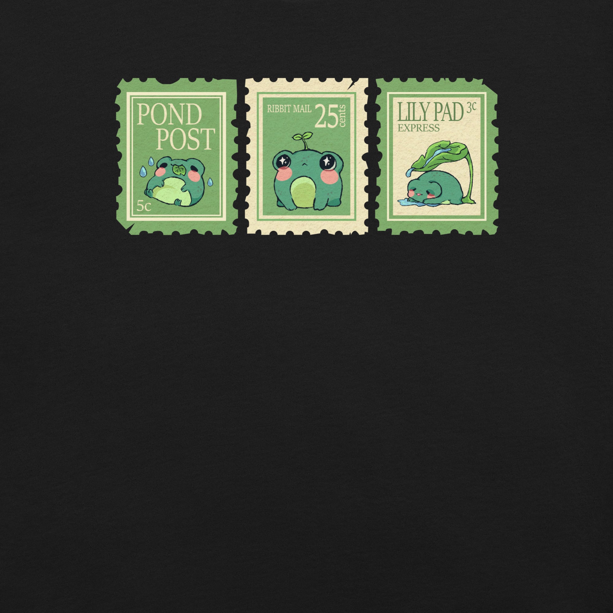 Raining Frogs Stamps T-Shirt 2