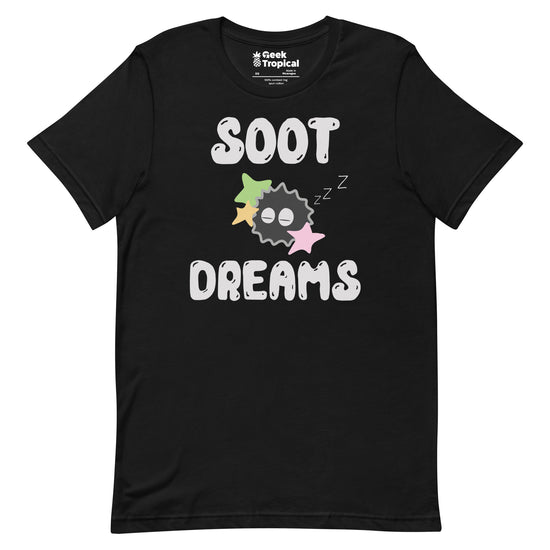 Sootdreams Sootsprite Anime T-Shirt Geek Nerd Advertise to Meta Anime Design by Heather Davenport