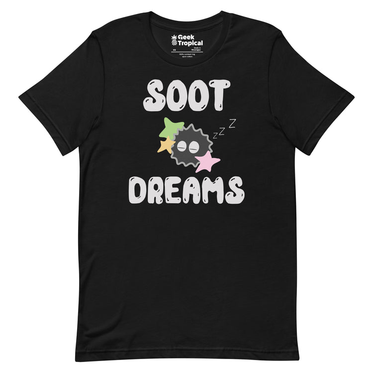 Sootdreams Sootsprite Anime T-Shirt Geek Nerd Advertise to Meta Anime Design by Heather Davenport