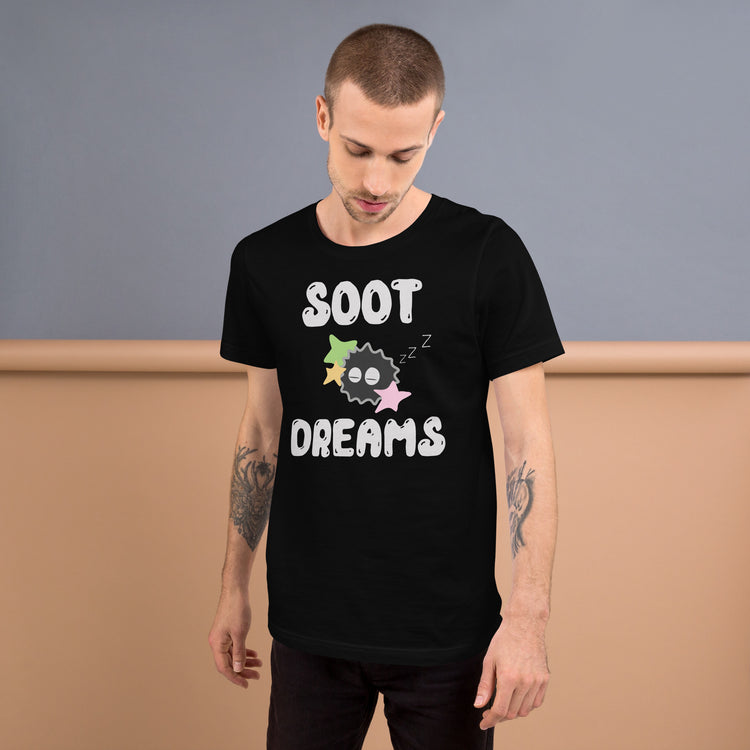 Sootdreams Sootsprite Anime T-Shirt Geek Nerd Advertise to Meta Anime Design by Heather Davenport