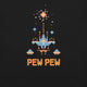 Pew Pew Retro Arcade T-Shirt Geek Nerd Advertise to Meta Elle FLOW DESC WRITING