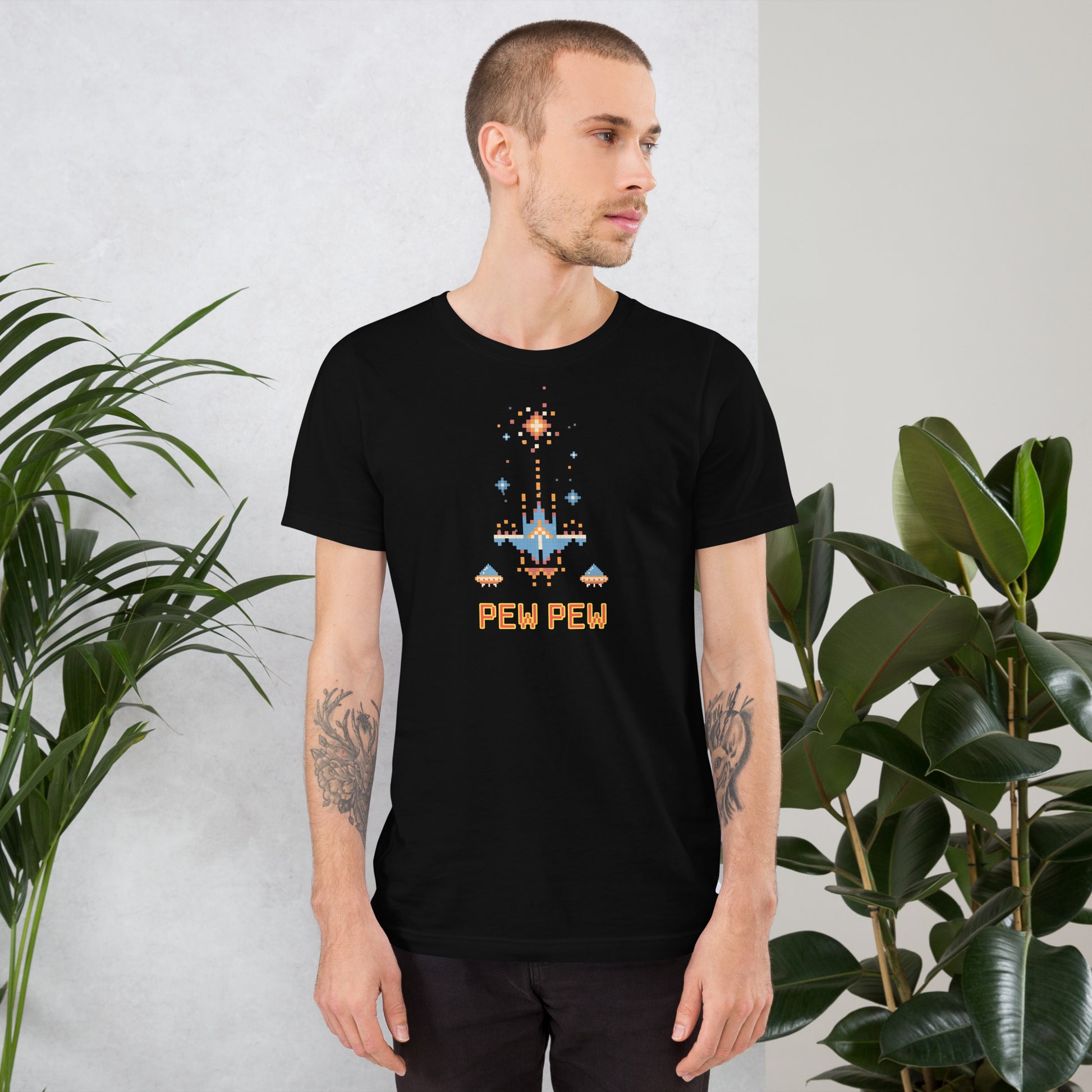 Pew Pew Retro Arcade T-Shirt 4