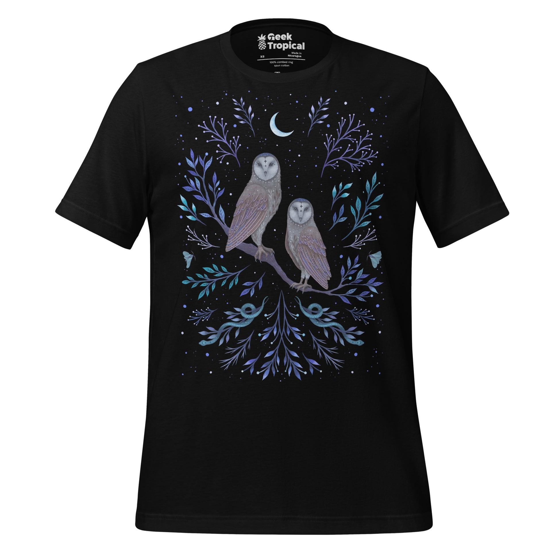 Owls In The Moonlight T-Shirt 4
