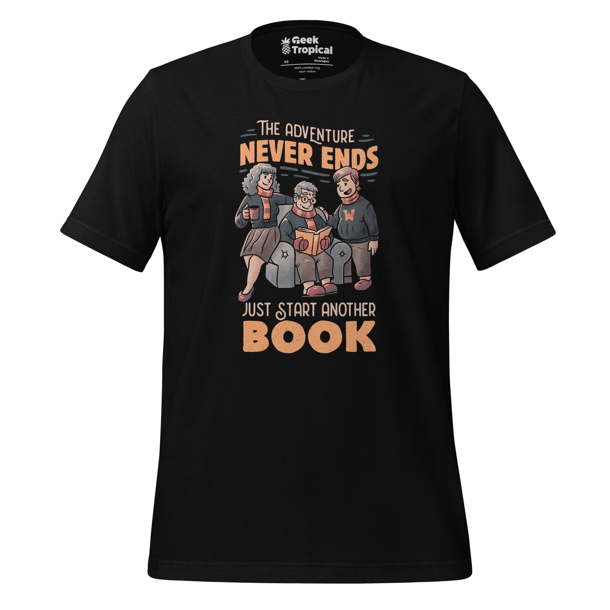 Just Start Another Book T-Shirt 4