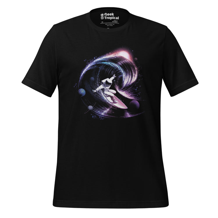 Surfing The Universe T-Shirt Geek Nerd Advertise to Meta Design by Tobe Fonseca FLOW DESC WRITING