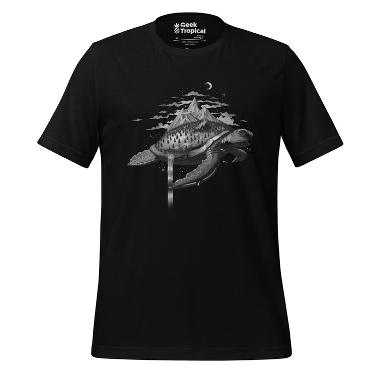 Adventure Turtle T-Shirt Geek Nerd Advertise to Meta Animal Patterns Design by Tobe Fonseca