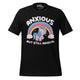 Anxious But Still Magical Unicorn T-Shirt Geek Nerd Advertise to Meta Design by Tobe Fonseca Fantasy Prints