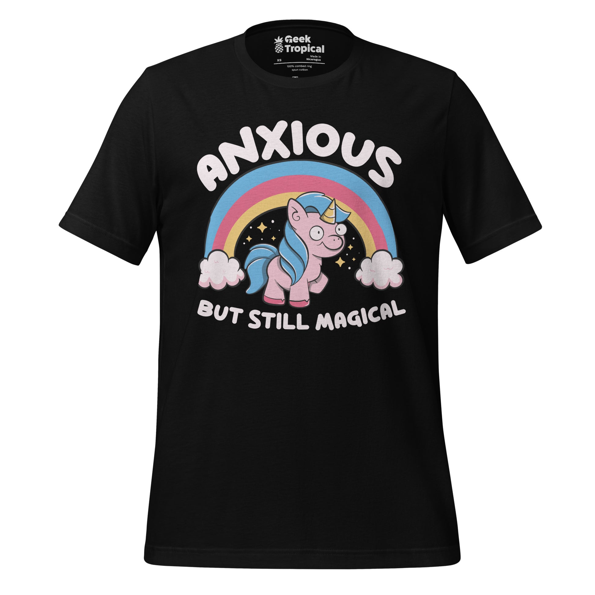 Anxious But Still Magical Unicorn T-Shirt 4
