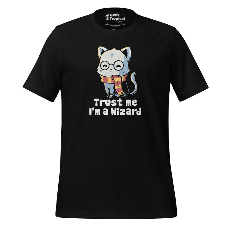 Trust me I'm A Wizard T-Shirt Geek Nerd Advertise to Meta Design by Tobe Fonseca dnd & rpg print
