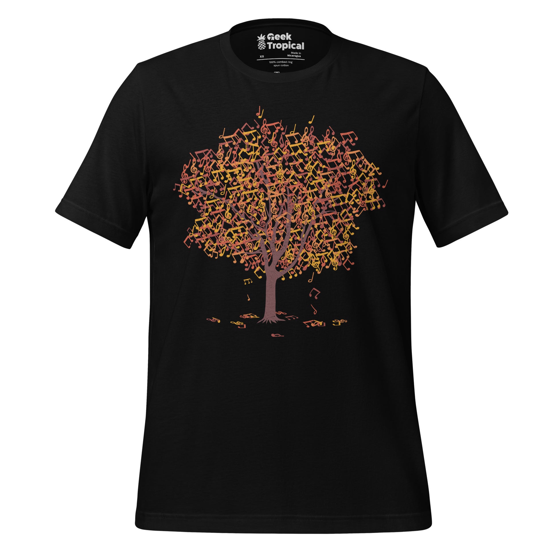 Musical Notes Tree T-Shirt 4