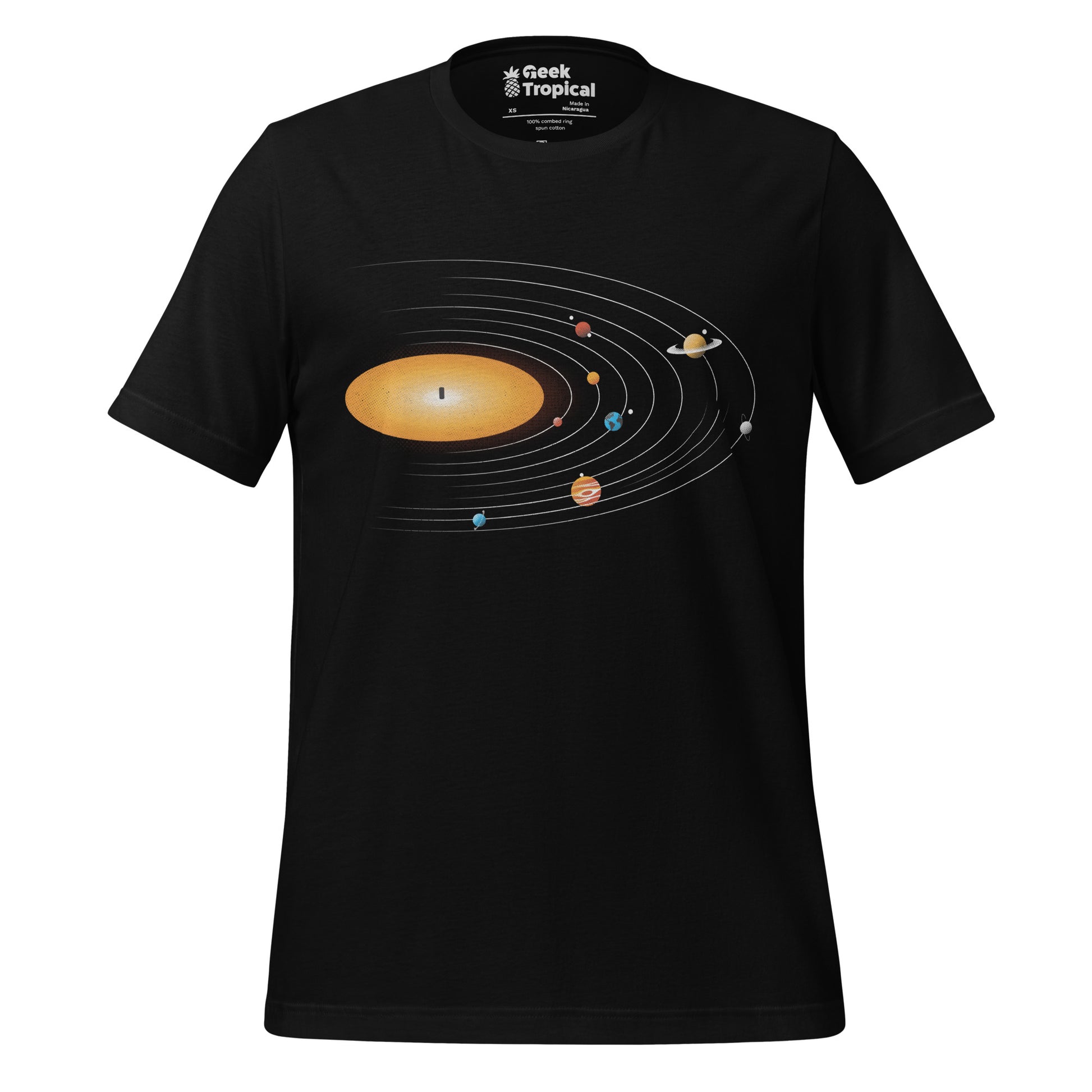 Solar System Vinyl Music T-Shirt 4