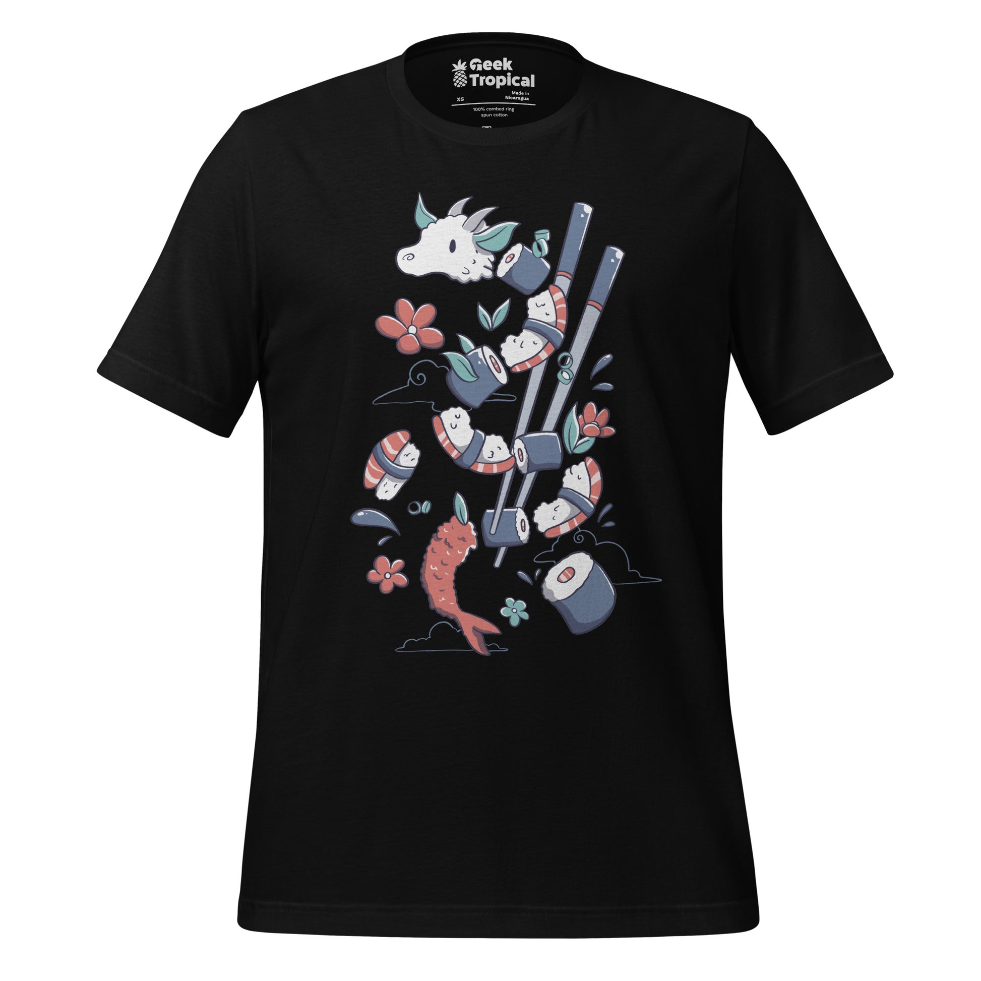 Dragonmaki Funny Sushi T-Shirt 4
