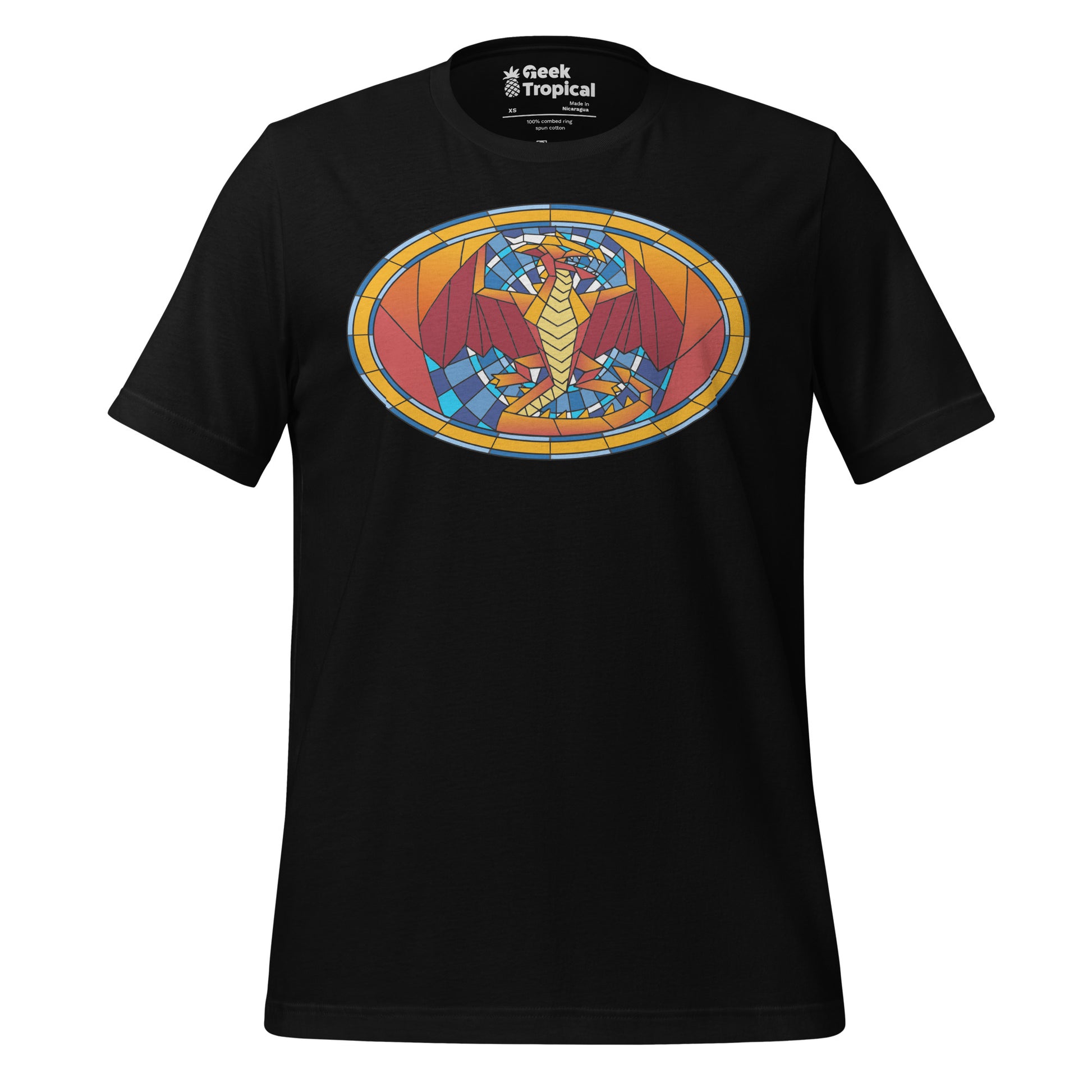 Dragon Stained Glass T-Shirt 4