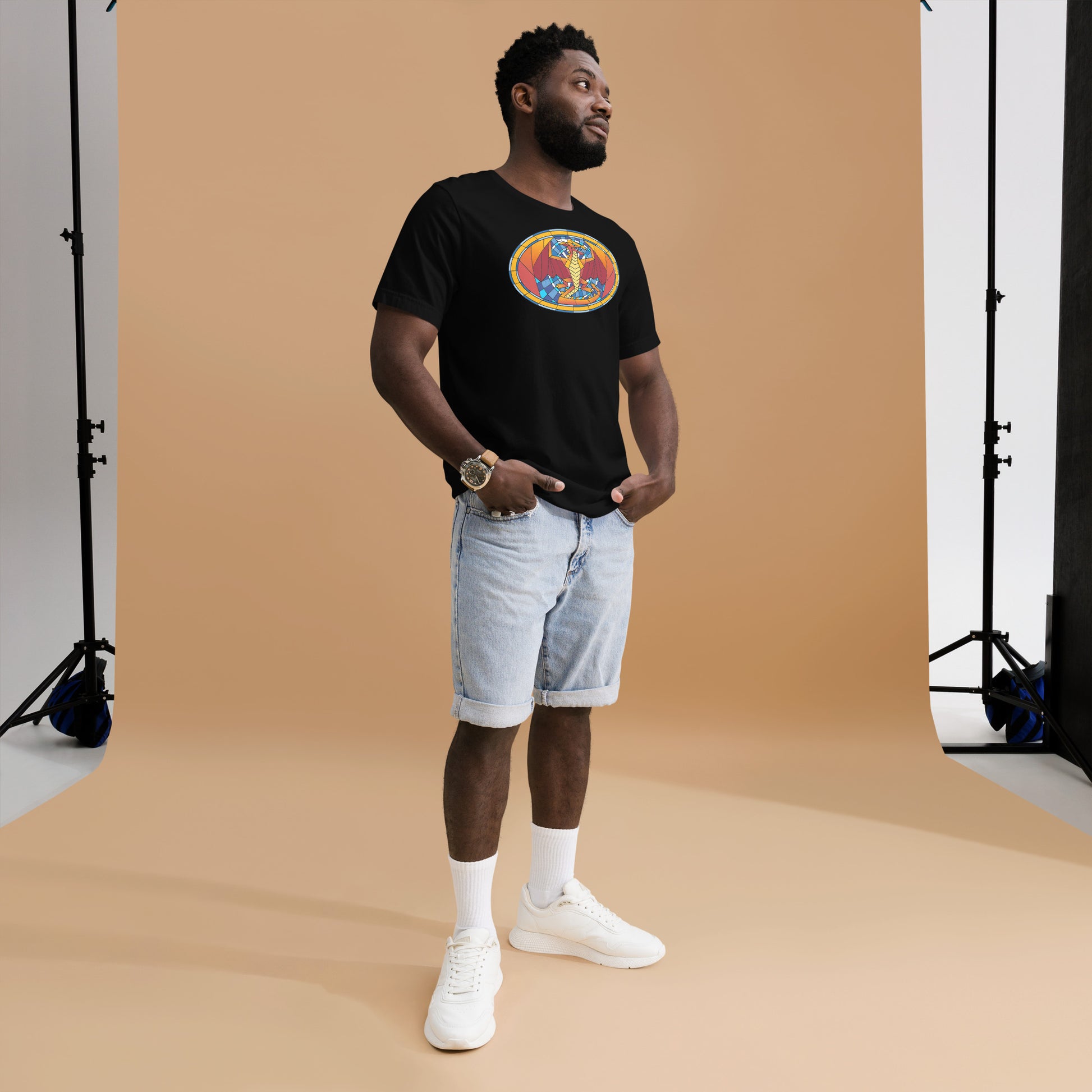 Dragon Stained Glass T-Shirt 6