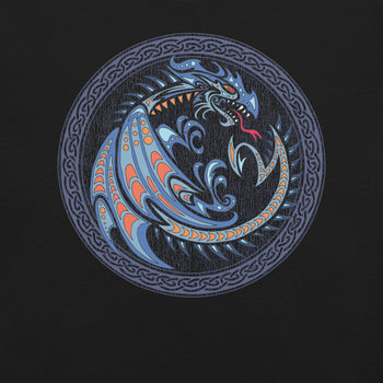 Nerdy Tribal Dragon Crest T-Shirt
