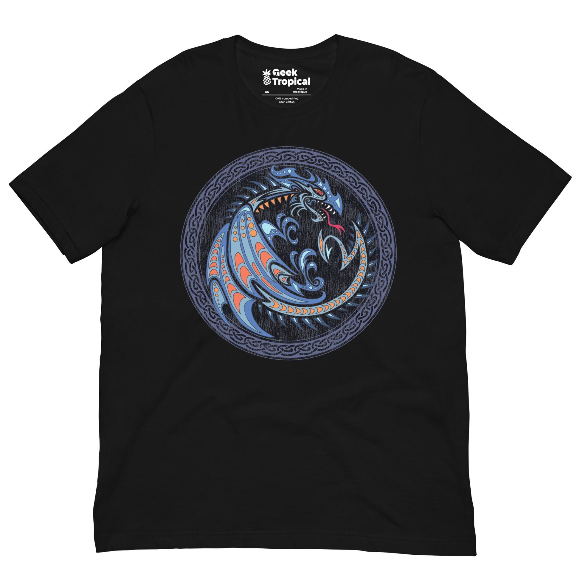 Tribal Dragon Crest T-Shirt 7