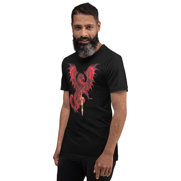 Dragonblade BLOODBLADE T-Shirt Geek Nerd Advertise to Meta Design by Ruth Thompson Fantasy Prints