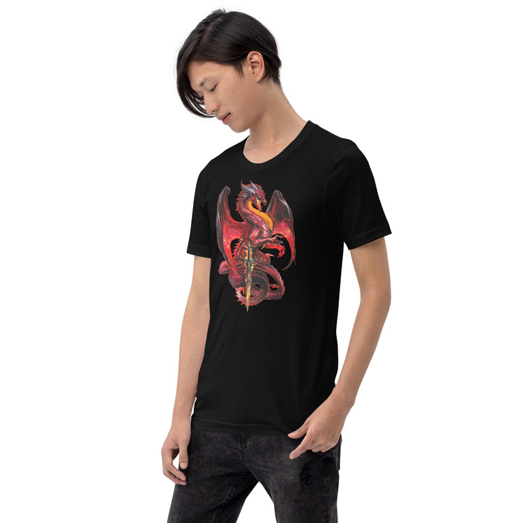 Dragonblade WRATHBLADE T-Shirt Geek Nerd Advertise to Meta Design by Ruth Thompson dnd & rpg print