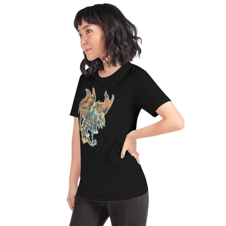 Dragonblade THUNDERBLADE OG T-Shirt Geek Nerd Advertise to Meta Design by Ruth Thompson Fantasy Prints