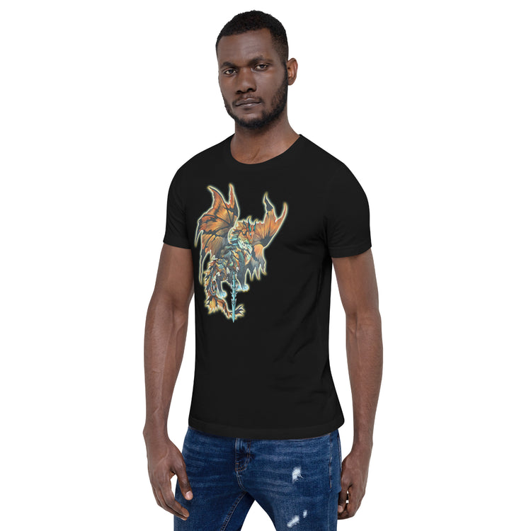 Dragonblade THUNDERBLADE OG T-Shirt Geek Nerd Advertise to Meta Design by Ruth Thompson Fantasy Prints